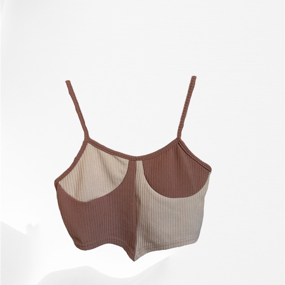 Color-block crop top - Picture 2 of 3